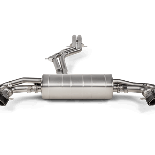 Akrapovic 2020+ Audi RS Q8 (M4) Evolution Line Cat Back (Titanium) w/Carbon Fiber/Titanium Tips