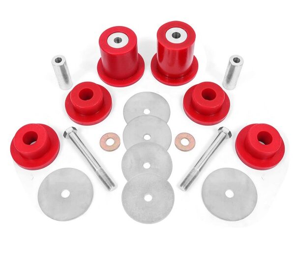 BMR 2015-18 Challenger Differential Lockout Bushing Kit - Red