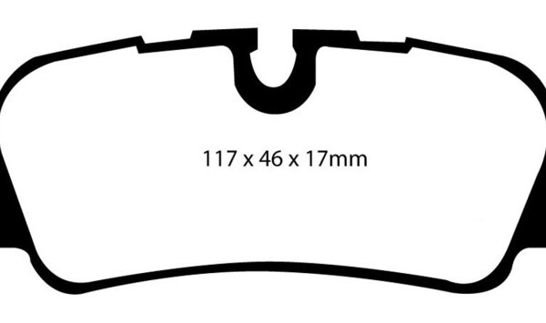 EBC 05-10 Land Rover LR3 4.4 Yellowstuff Rear Brake Pads