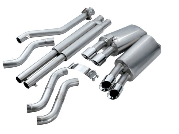 Corsa 1992-1995 Chevrolet Corvette C4 5.7L V8 LT1 Sport Cat-Back Exhaust w/ Twin 3.5in PolishedTips