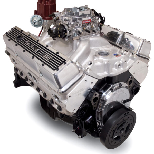 Edelbrock Crate Engine Edelbrock 9 0 1 Performer E-Tec No Water Pump As Cast