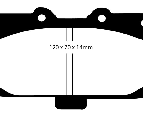 EBC 89-95 Nissan Skyline (R32) 2.6 Twin Turbo GT-R Bluestuff Front Brake Pads