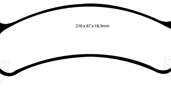 EBC 01-05 Cadillac Deville 4.6 HD Yellowstuff Front Brake Pads