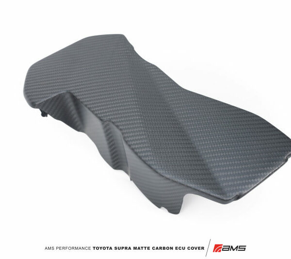 AMS Performance 2020+ Toyota GR Supra Carbon Fiber ECU Cover - Matte Carbon