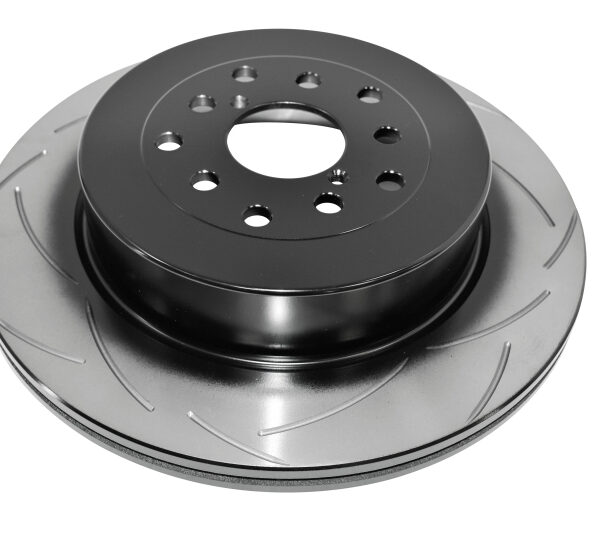 DBA 02-09 Subaru WRX / 02-07 STi 10 Stud Hole Rear Slotted Street Series Rotor