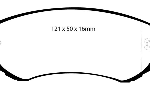 EBC 89-94 Nissan Skyline (R32) 1.8 Yellowstuff Front Brake Pads