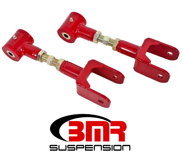 BMR 79-04 Fox Mustang Upper Control Arms On-Car Adj. (Polyurethane) - Red