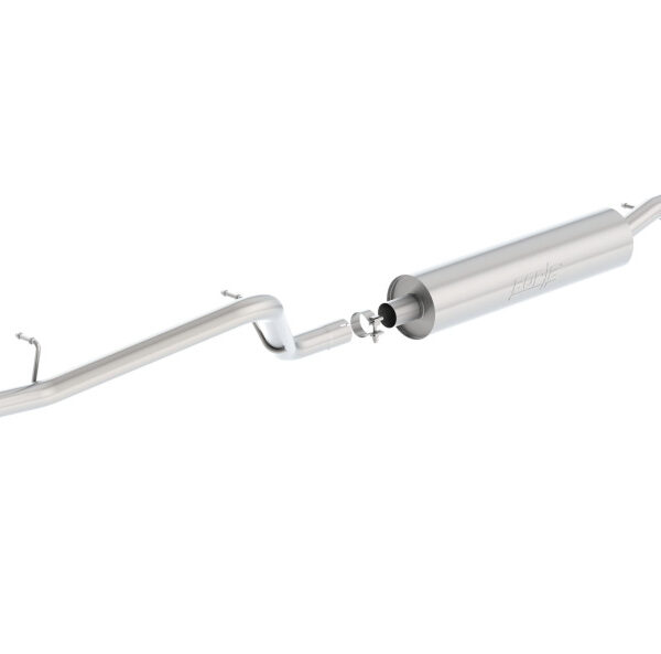 Borla 12-16 Jeep Wrangler V6 4WD Dirt Sport Cat-Back 2.5in Single Square Rolled Angle Cut Rear