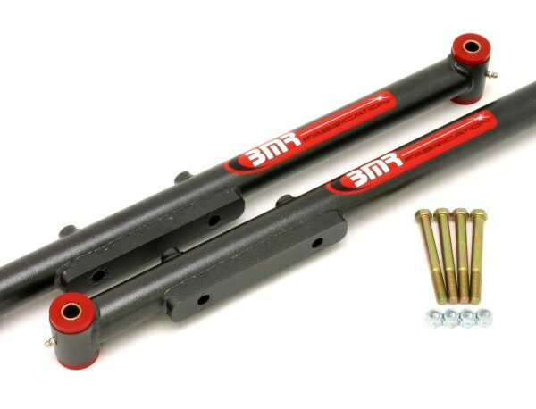 BMR 91-96 B-Body Non-Adj. Extended Length Lower Control Arms (Polyurethane) - Black Hammertone