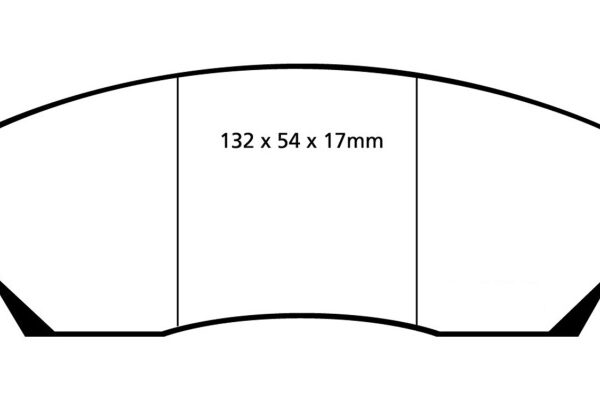 EBC 90-00 Aston Martin Vantage 5.3 (Twin Supercharged)(AP) Yellowstuff Front Brake Pads