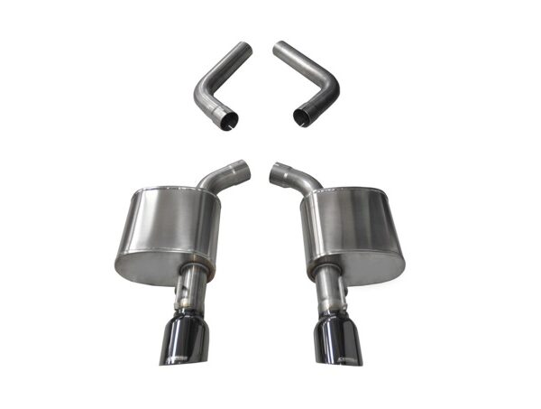 Corsa 2017-2020 Dodge Charger 6.4L/17-19 Dodge Charger 5.7L Black Sport AxleBack Exhaust w/4.5inTips