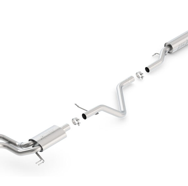 Borla 13-15 Hyundai Veloster Turbo 1.6L AT/MT FWD 2dr Dual Center Rear Exit Cat-Back Exhaust