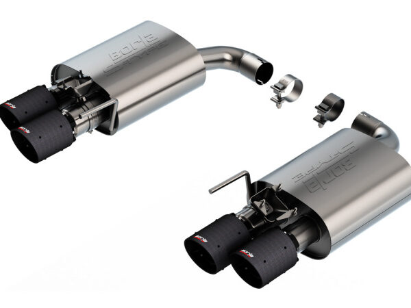 Borla 2024 Ford Mustang GT 5.0L V8 w/ Active Exhaust S-Type Axle-Back Exhaust System - Carbon Fiber