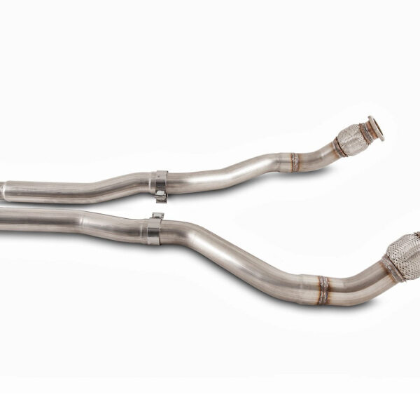 AWE Tuning Audi 8R 3.0T Non-Resonated Downpipes for Q5 / SQ5