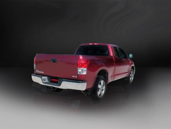 Corsa 2011-2021 Toyota Tundra Double Cab/Crew Max 5.7L V8 Black Sport Cat-Back Exhaust