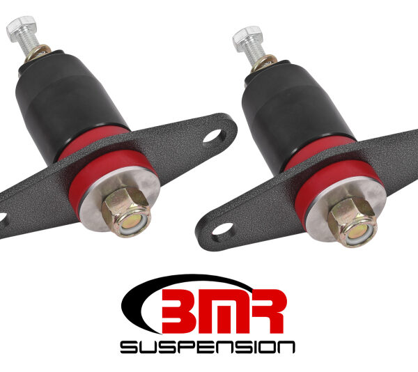 BMR 16-17 6th Gen Camaro Motor Mount Kit (Polyurethane) - Black Anodized