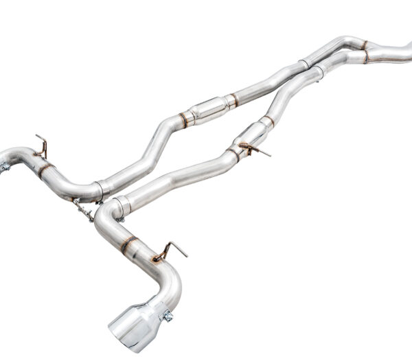 AWE Tuning 2020 Toyota Supra A90 Track Edition Exhaust - 5in Chrome Silver Tips