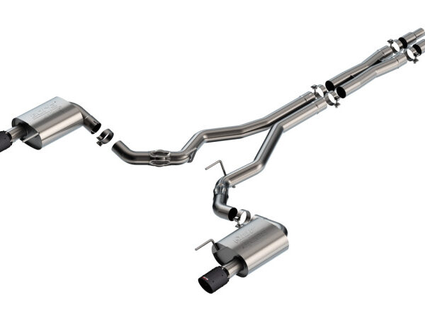 Borla 2024 Ford Mustang GT 5.0L V8 w/o Active Exhaust ATAK Cat-Back Exhaust System - Carbon Fiber