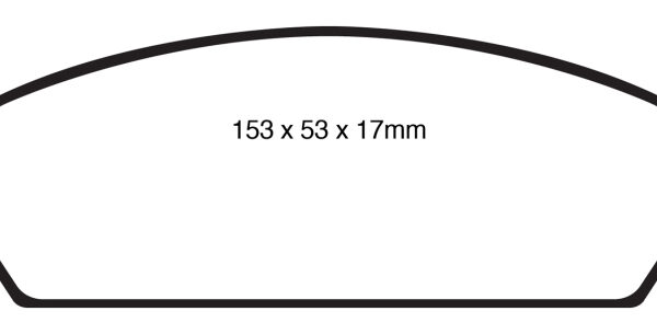 EBC 08-10 Pontiac G8 3.6 Bluestuff Front Brake Pads