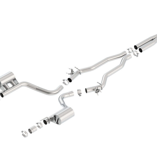Borla 15-16 Dodge Charger Hellcat 6.2L V8 ATAK Catback Exhaust w/ Valves No Tips Factory Valance