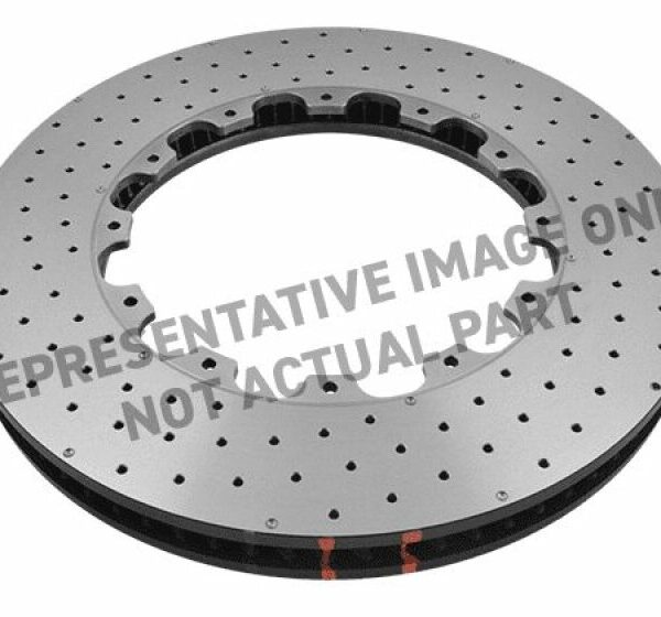 DBA 2007 Audi S6 Front 5000 Series Drilled Ring w/NAS Nuts