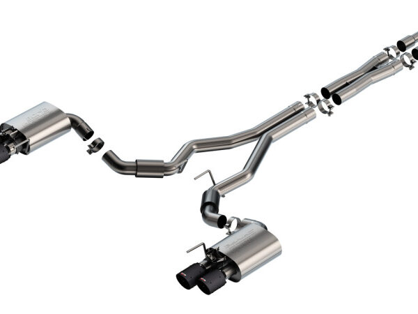 Borla 2024 Ford Mustang GT 5.0L V8 w/ Active Exhaust S-Type Cat-Back Exhaust System - Carbon Fiber