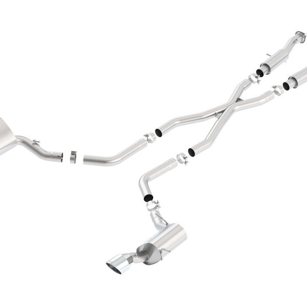 Borla 2015 Jeep Grand Cherokee SRT8 ATAK Dual Round Rolled Exit Catback Exhaust