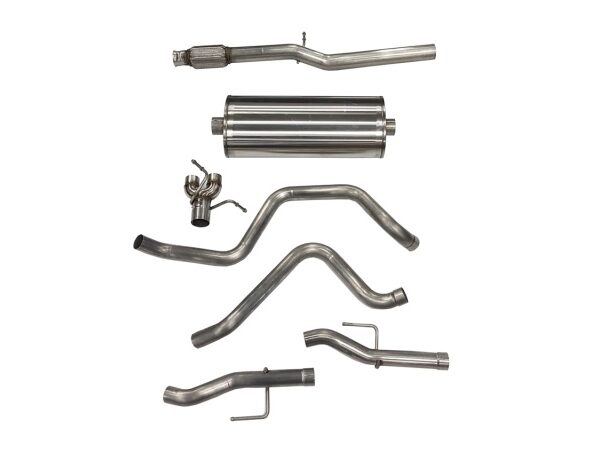 Corsa 19-23 Chevy Silverado /GMC Sierra 6.2L Crew Cab Stnd Bed (157in) CatBack Dual Rear No Tip