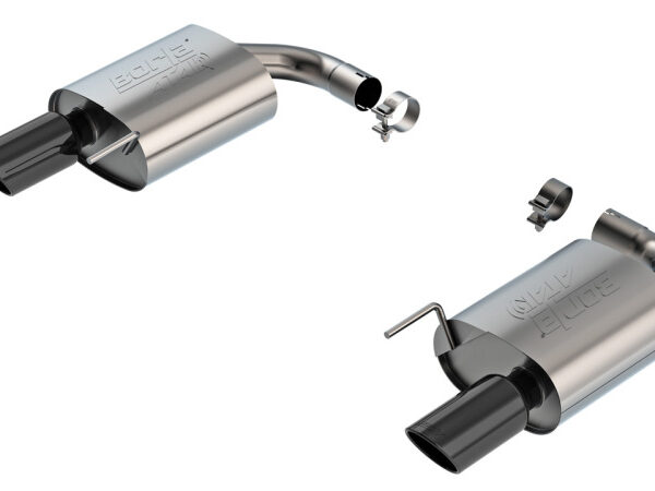 Borla 2024 Ford Mustang GT 5.0L V8 w/o Active Exhaust ATAK Axle-Back Exhaust System - Black Chrome