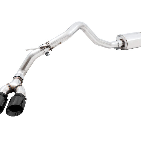 AWE Tuning 2019+ Ford Ranger 0FG Performance Exhaust System w/Diamond Black Tips & Rock Guard