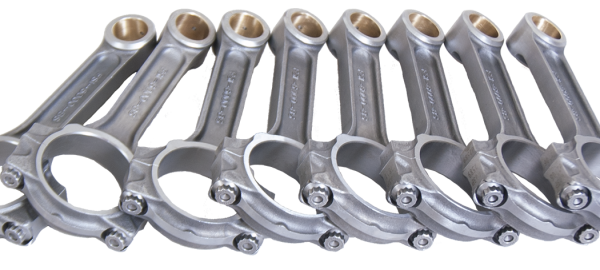 Eagle Chevrolet Small Block 6.000in 4340 I-Beam Connecting Rods w/ ARP 8740 (Set of 8)