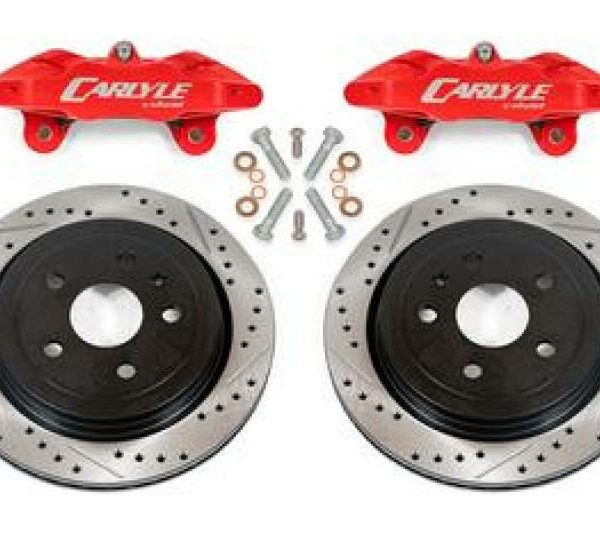 BMR 14-19 Chevrolet Corvette Brake Kit For 15in Conversion Drilled And Slotted Rotors/Red Calipers
