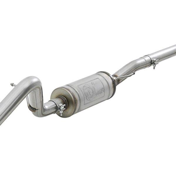 aFe MACH Force-Xp 2.5in 409 SS Mid-Pipe w/ Muffler 2007+ Jeep Wrangler (JK) V6 3.6L/3.8L