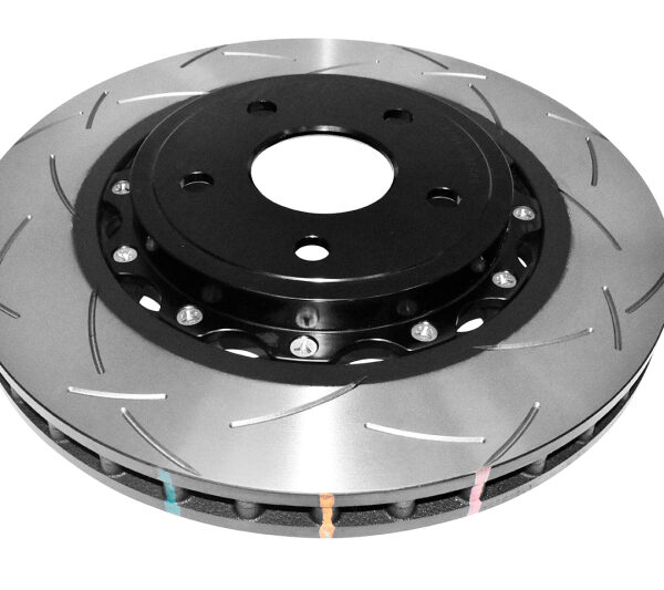 DBA 06-10 Jeep Grand Cherokee SRT8 5000 Series Uni-Directional Slotted Front Rotor w/Black Hat