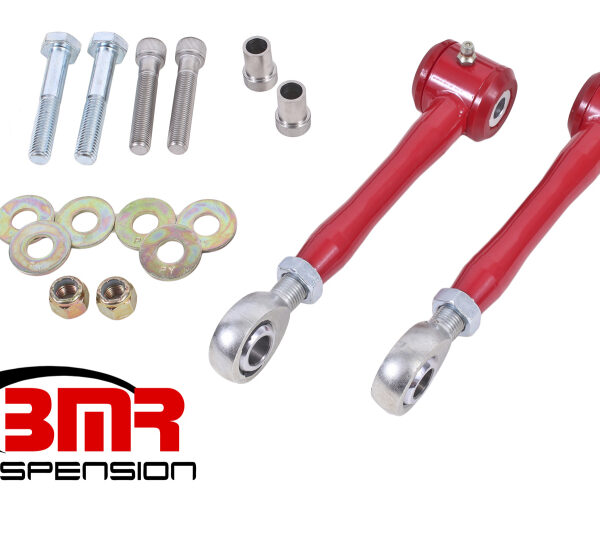 BMR 16-17 6th Gen Camaro Rear Sway Bar End Link Kit - Red