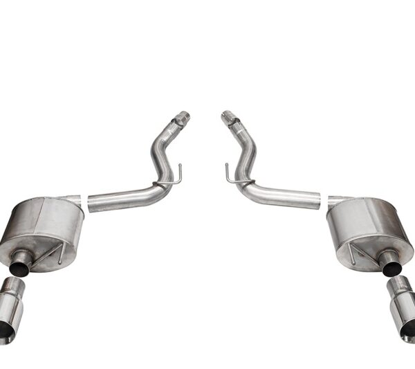 Corsa 2024 rd Mustang GT Touring Axle-Back Ex.Sys 3.0in Dual Rear Exit w/4.5in Straight CutTips