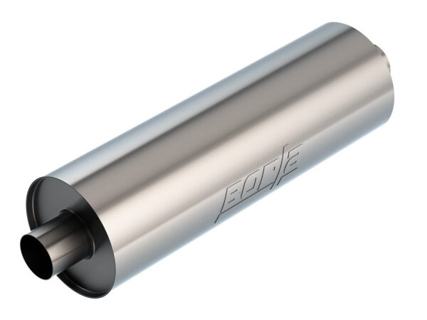 Borla Specialty Muffler 2.75in Center In/Out 7.75in Dia. 24in Body 29in OAL Touring Un-Notched