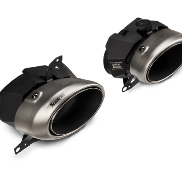 Akrapovic 20-21 Porsche 911 Turbo/Turbo S (992) Tail Pipe Set (Titanium)