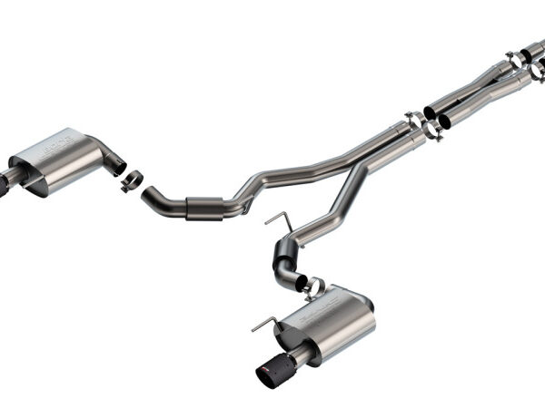 Borla 2024 Ford Mustang GT 5.0L V8 w/o Active Exhaust S-Type Cat-Back Exhaust System - Carbon Fiber