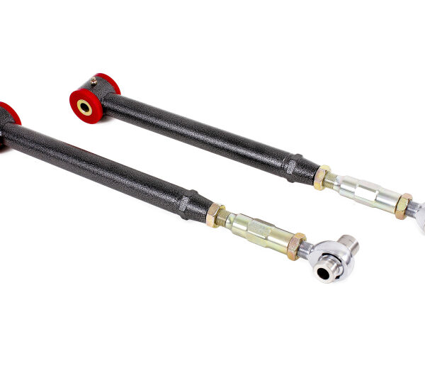 BMR 05-14 S197 Mustang On-Car Adj. Lower Control Arms / Rod End Combo (Poly) - Black Hammertone
