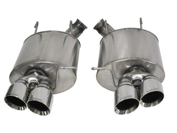 Corsa 2013-2014 Ford Mustang Shelby GT500 5.8L V8 Polished Sport Axle-Back Exhaust
