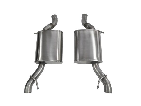 Corsa 2014-16 Axle-Back Exhaust Dual Rear Polished Outlet 2014 Cadillac CTS Vsport 3.6L V6 Automatic