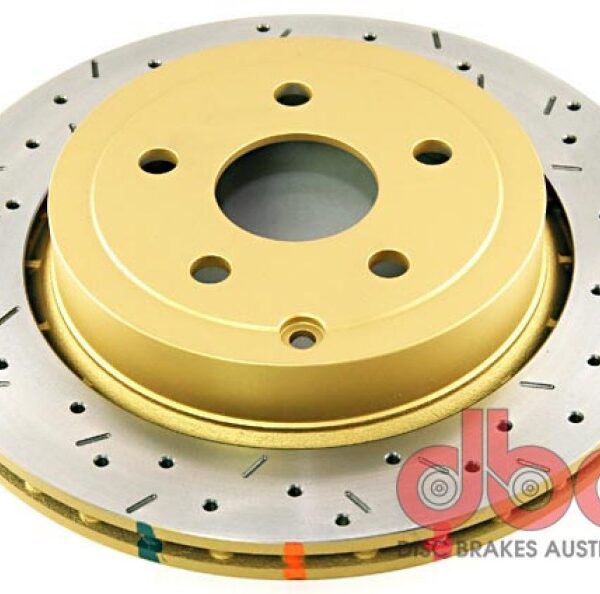 DBA 09 Pontiac G8 V8 6.0L Rear Drilled & Slotted 4000 Series Rotor