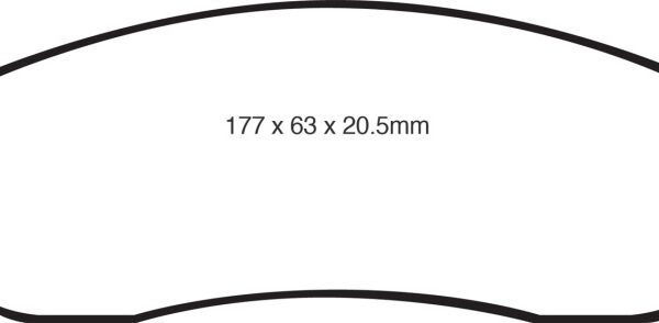 EBC 05-07 Ford F250 (inc Super Duty) 5.4 (2WD) Extra Duty Front Brake Pads