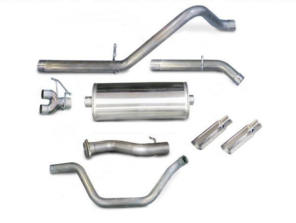 Corsa 2007-2008  Chevrolet Silverado Crew Cab/Short Bed 1500 5.3L V8 Polished Sport Cat-Back Exhaust