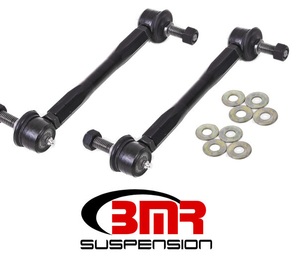 BMR 16-17 6th Gen Camaro Front Sway Bar End Link Kit - Black