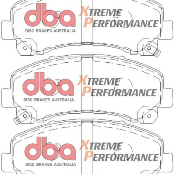 DBA 08-12 Holden Colorado lx (w/o Performance Pkg/352mm Front Rotor) XP Performance Front Brake Pads