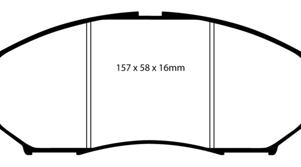 EBC 06-09 Infiniti FX35 3.5 Greenstuff Front Brake Pads