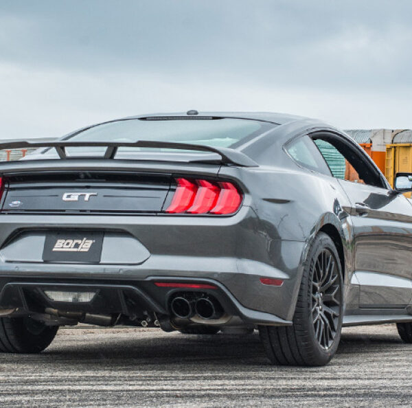 Borla 18-19 Ford Mustang GT 5.0L 2.5in S-Type Exhaust w/o Valves (Rear Section Only) - Black Chrome