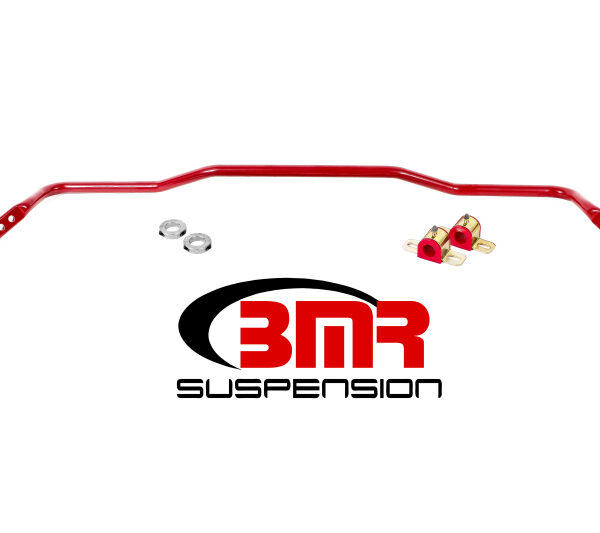 BMR 15-17 S550 Mustang Rear Hollow 25mm 3-Hole Adj. Sway Bar Kit - Red